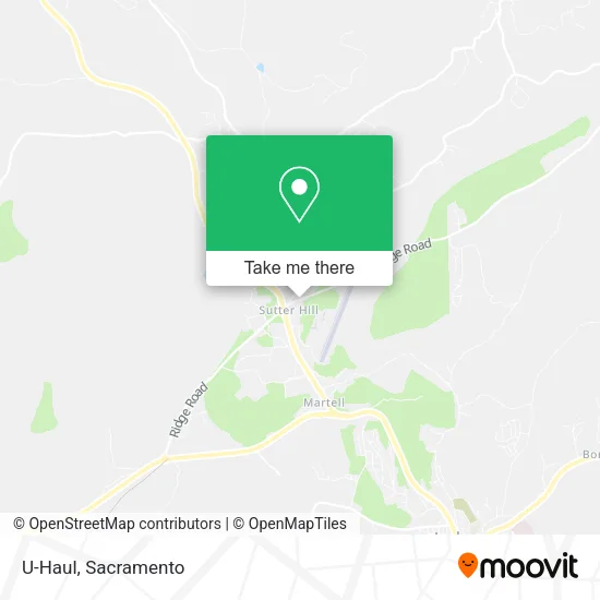 U-Haul map