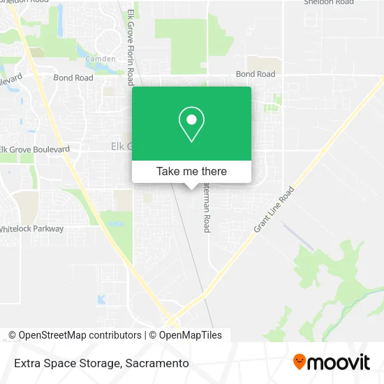 Extra Space Storage map