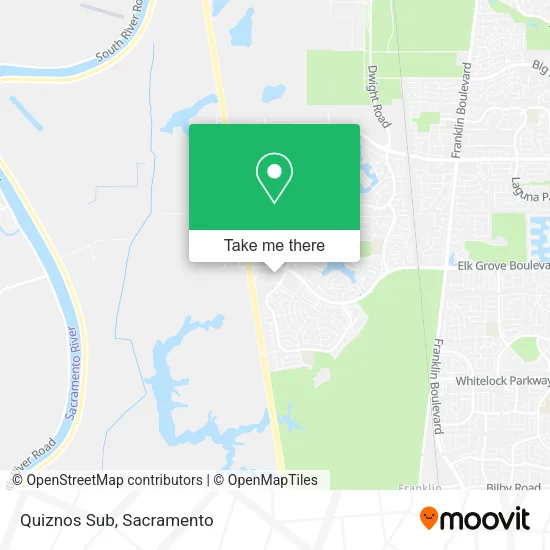 Mapa de Quiznos Sub