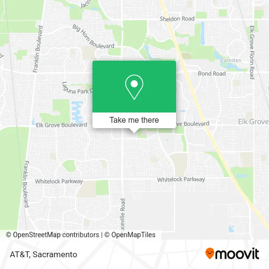 Mapa de AT&T