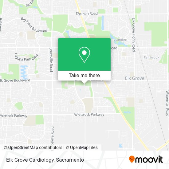 Elk Grove Cardiology map