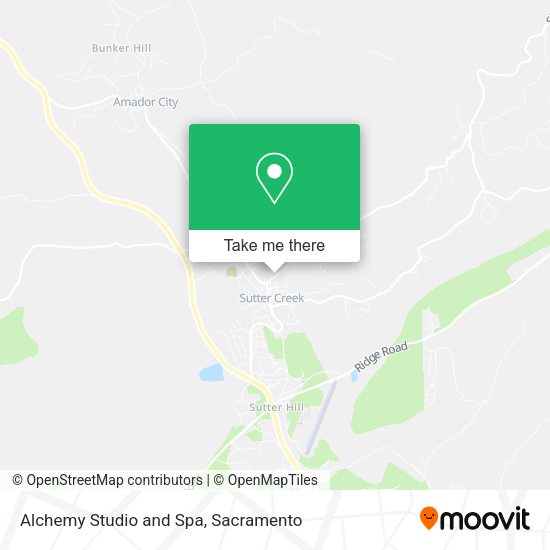 Alchemy Studio and Spa map