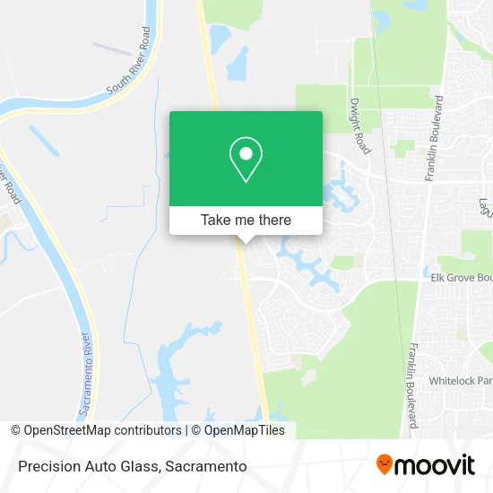 Mapa de Precision Auto Glass
