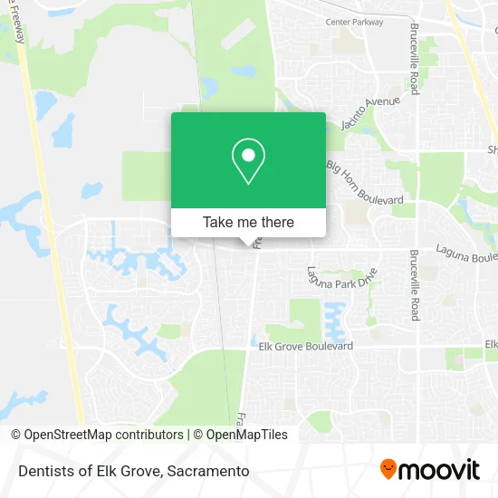 Mapa de Dentists of Elk Grove