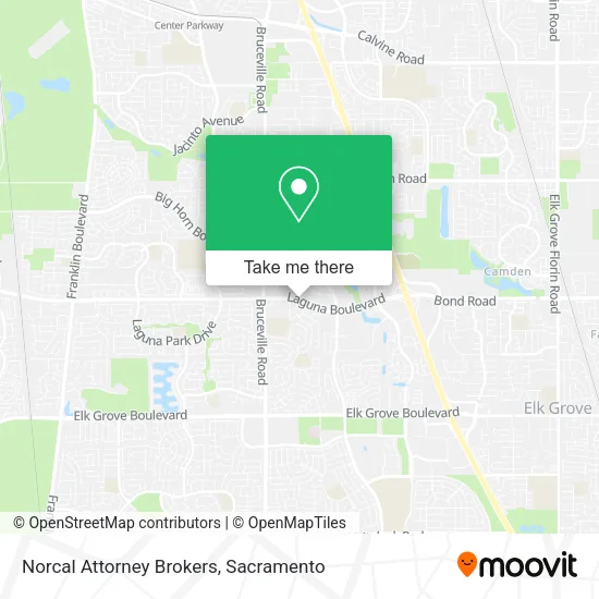 Mapa de Norcal Attorney Brokers
