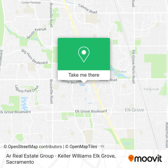 Mapa de Ar Real Estate Group - Keller Williams Elk Grove
