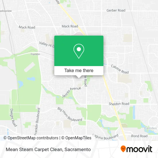 Mapa de Mean Steam Carpet Clean