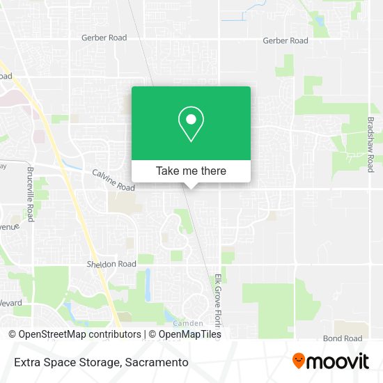 Extra Space Storage map