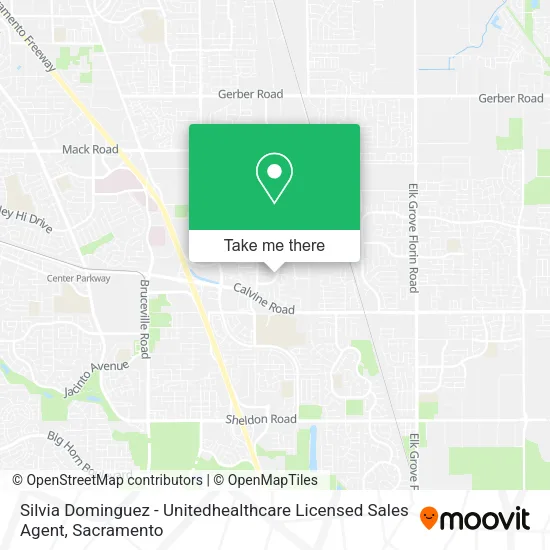Mapa de Silvia Dominguez - Unitedhealthcare Licensed Sales Agent