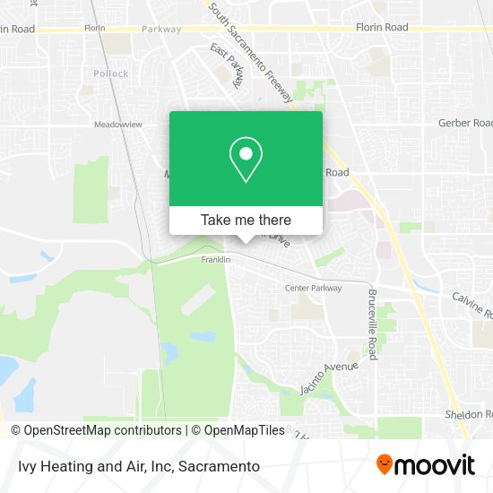 Ivy Heating and Air, Inc map