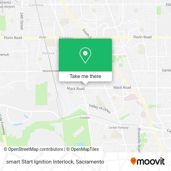 smart Start Ignition Interlock map