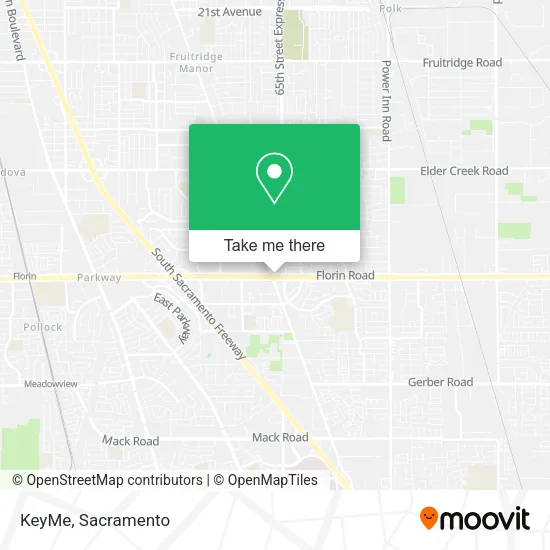 Mapa de KeyMe