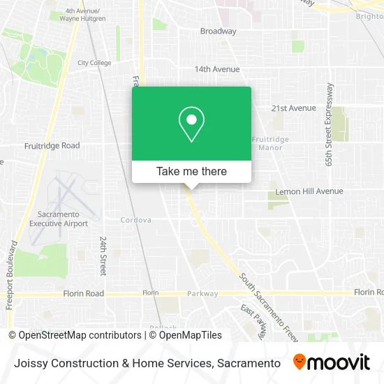 Joissy Construction & Home Services map