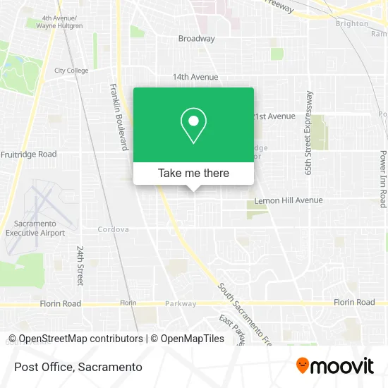 Post Office map