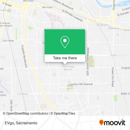 EVgo map