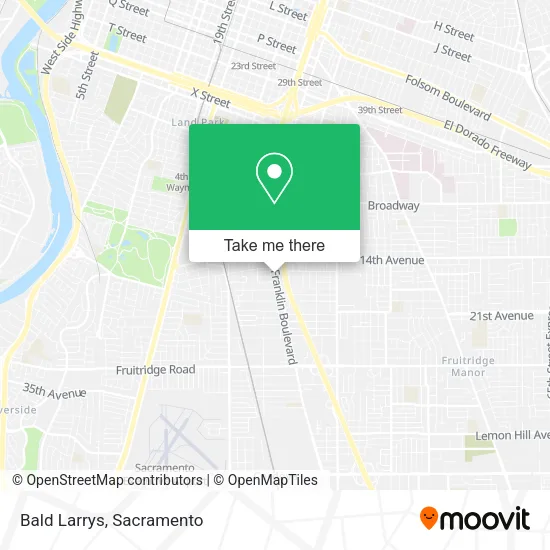 Bald Larrys map
