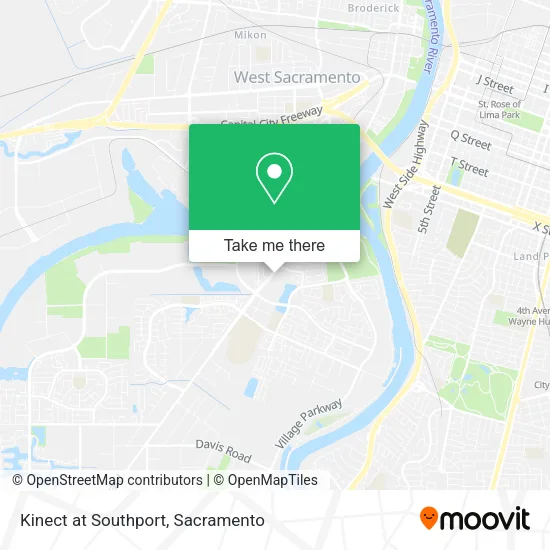 Mapa de Kinect at Southport