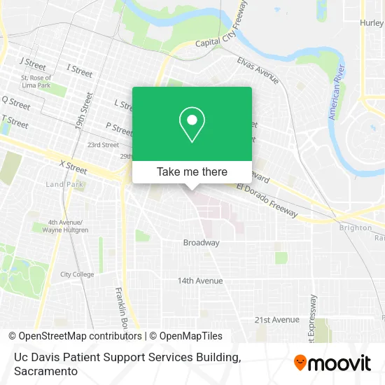 Uc Davis Patient Support Services Building map