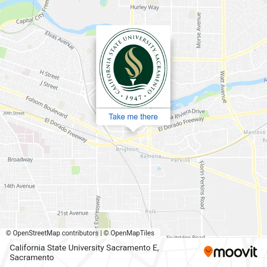 California State University Sacramento E map