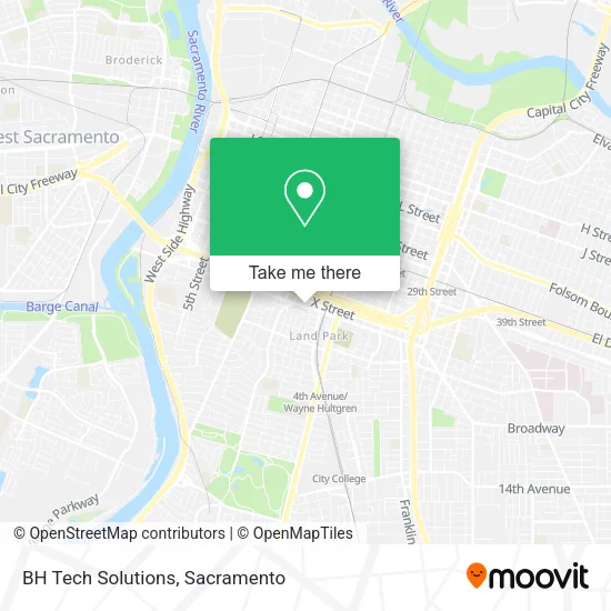 BH Tech Solutions map