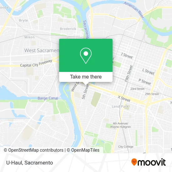 Mapa de U-Haul