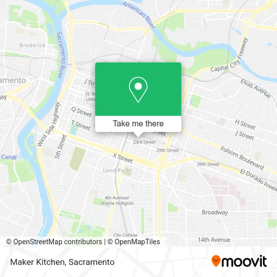 Mapa de Maker Kitchen