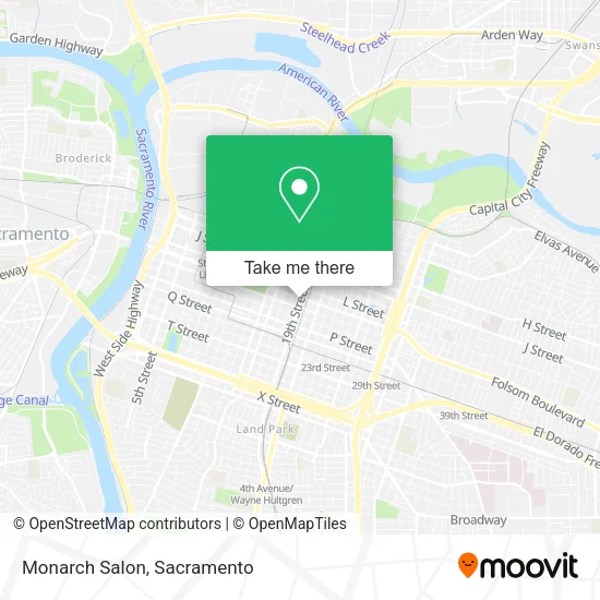 Mapa de Monarch Salon