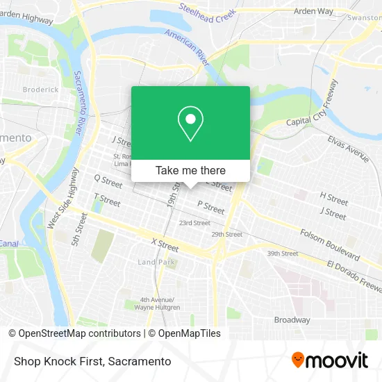 Mapa de Shop Knock First