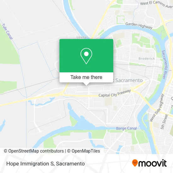 Mapa de Hope Immigration S