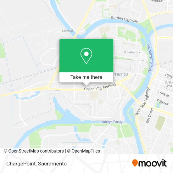 Mapa de ChargePoint