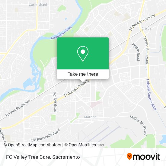 FC Valley Tree Care map