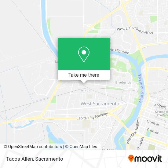 Mapa de Tacos Allen