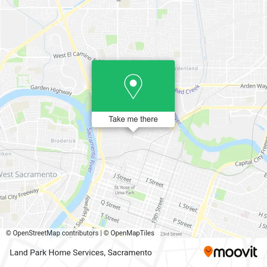 Mapa de Land Park Home Services