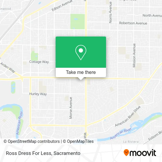 Mapa de Ross Dress For Less