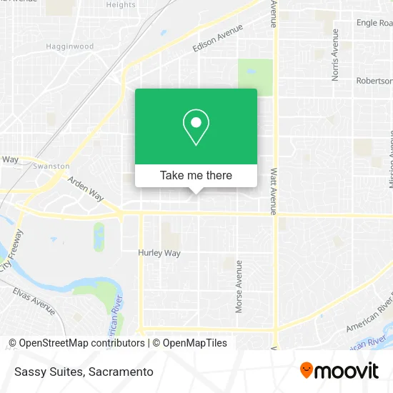 Mapa de Sassy Suites
