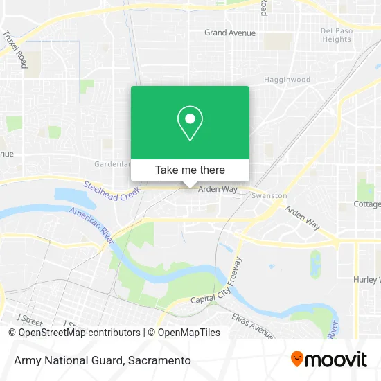 Mapa de Army National Guard