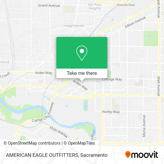 Mapa de AMERICAN EAGLE OUTFITTERS