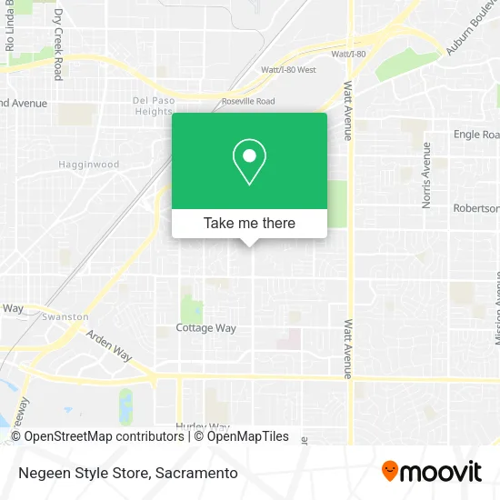 Mapa de Negeen Style Store