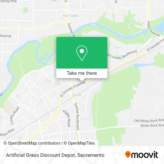 Artificial Grass Discount Depot map