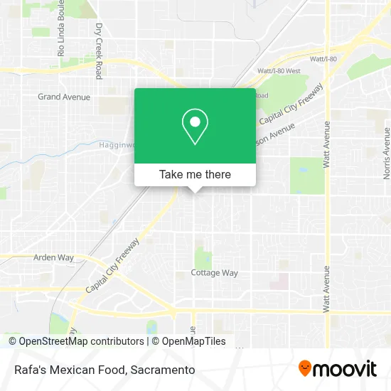 Rafa's Mexican Food map
