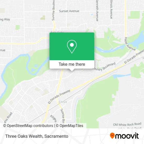 Three Oaks Wealth map