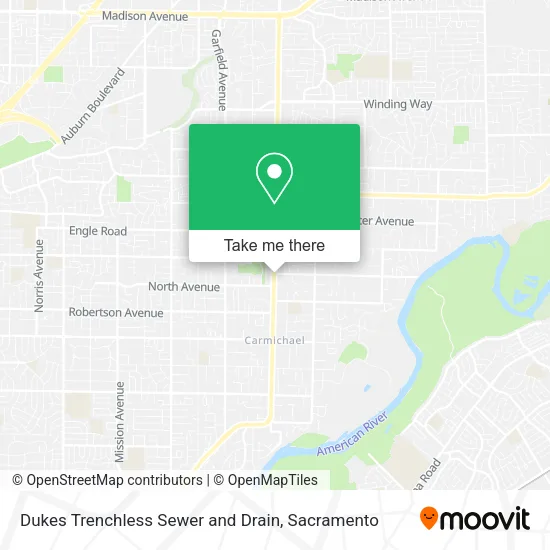 Mapa de Dukes Trenchless Sewer and Drain