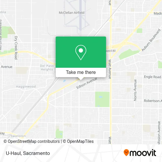 U-Haul map