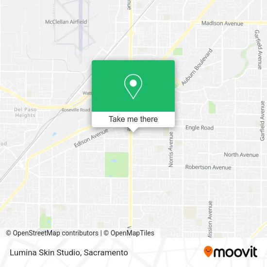 Lumina Skin Studio map