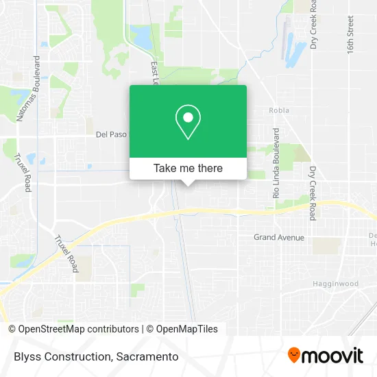 Mapa de Blyss Construction