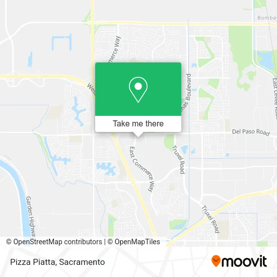 Mapa de Pizza Piatta