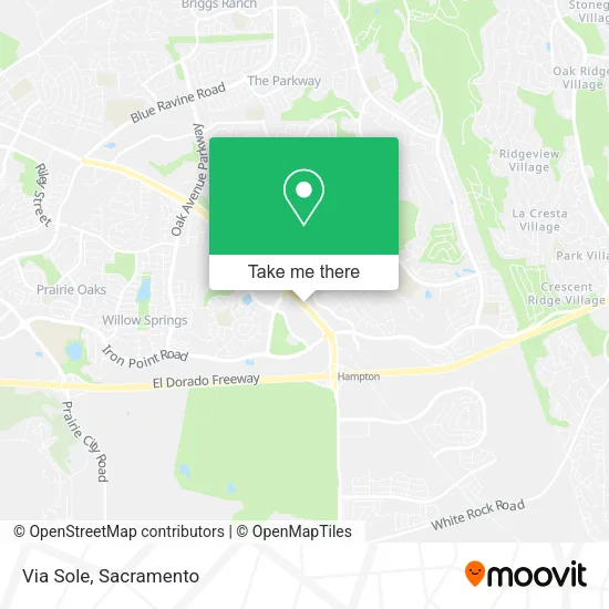 Mapa de Via Sole