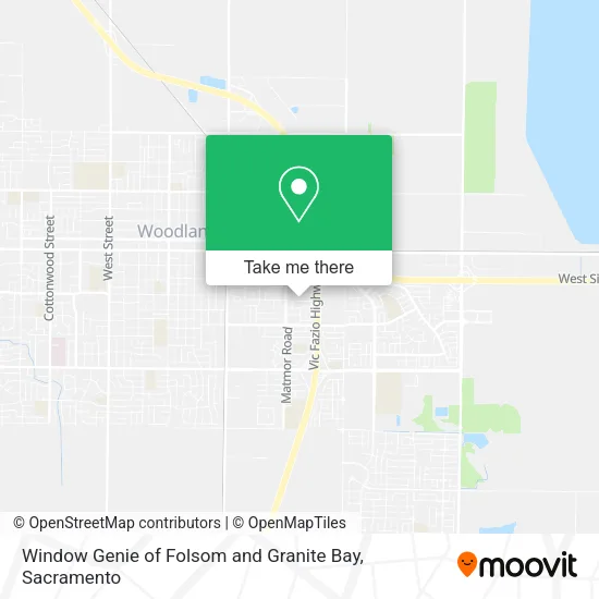 Mapa de Window Genie of Folsom and Granite Bay