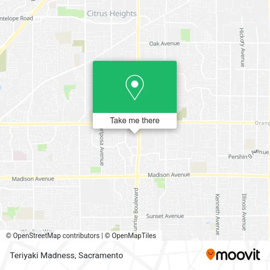 Mapa de Teriyaki Madness