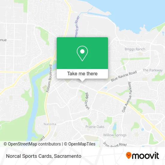 Mapa de Norcal Sports Cards